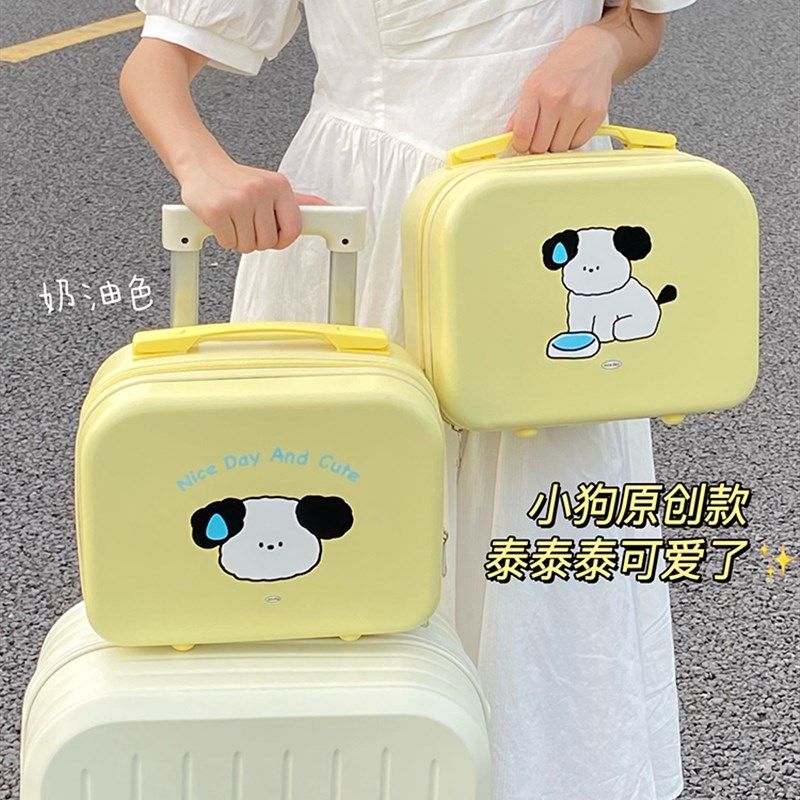 手提箱化妆箱旅行便携大容量旅行箱2022新款14寸小号行李箱化妆包