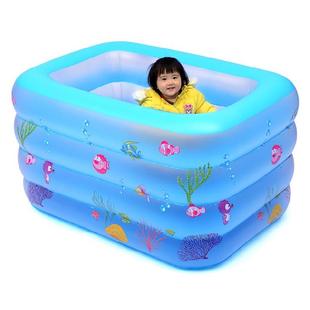 婴儿游泳池恒温加热幼儿童成人游泳桶可移动 推荐 温宝宝摺叠式