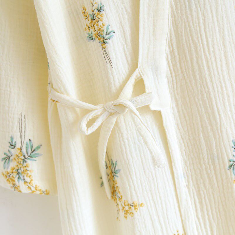 睡裙睡袍女夏季纱布和服春秋夏季薄款日式家居服浴袍睡衣汗蒸,女士内衣/男士内衣/家居服,睡袍/浴袍,淘宝优惠券,粉丝福利购,淘宝优惠卷