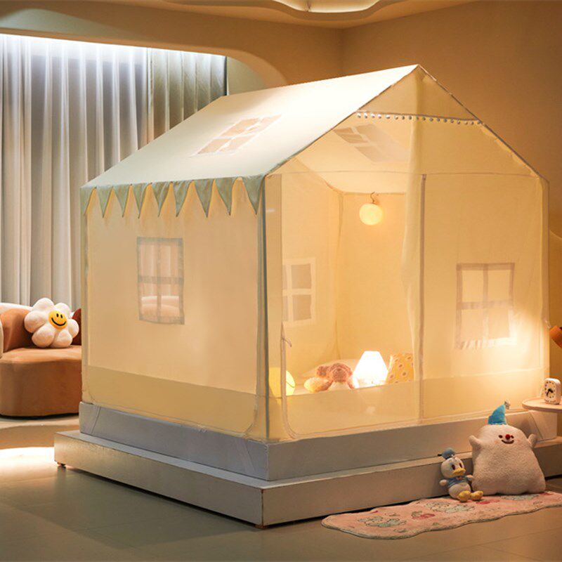 蚊帐家用2024年新款卧室高级新型文蚊帐1米8乘2米的床x5树屋文章,床上用品,蚊帐,淘宝优惠券,粉丝福利购,淘宝优惠卷