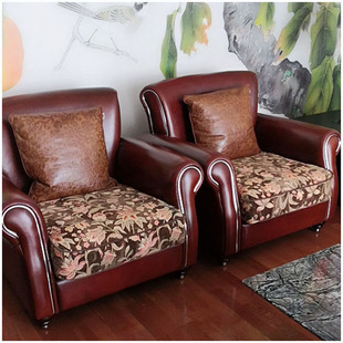 美式沙发套罩定制实木皮沙发垫罩笠定做中式田园坐垫靠背套2023新