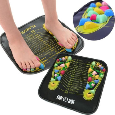 推荐1pc Acupuncture Cobblestone Colorful Foot Reflexology Wa