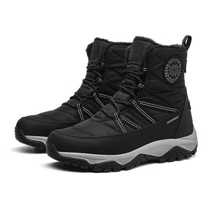 东北雪地靴男女款加绒加厚防水防滑厚底棉鞋冬季户外极寒零下40度