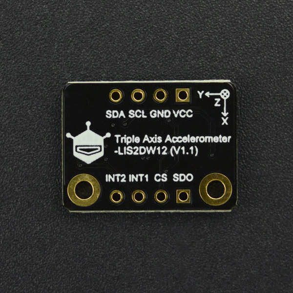 Fermion:LIS2DW12三轴加速度传感器Breakout(±2/±4/±8/±16g)