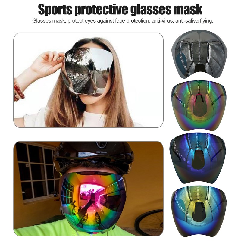 推荐Men Women Sunglasses Faceshield Protective Glasses Full