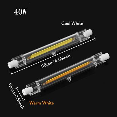 热销Super Bright Dimmable r7s COB R7S LED Lamp 20W 78mm 40W