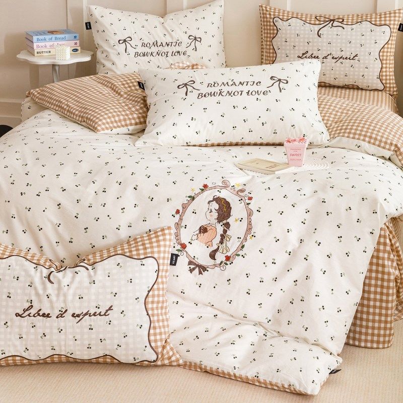 卡通儿童100全棉四件套床单被套可爱床品三件套宿舍床笠男孩,床上用品,床品套件/四件套/多件套,淘宝优惠券,粉丝福利购,淘宝优惠卷