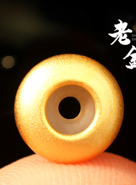 热销老金s925足银镀金定位隔片金刚星月菩提108佛珠手串水晶文玩