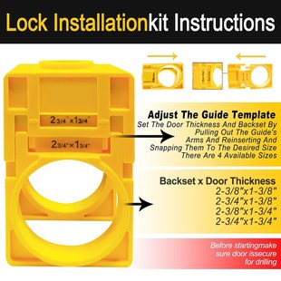 高性能实用 门工具神器 木门榫眼机 木工小妙招装 球型锁开孔器套装