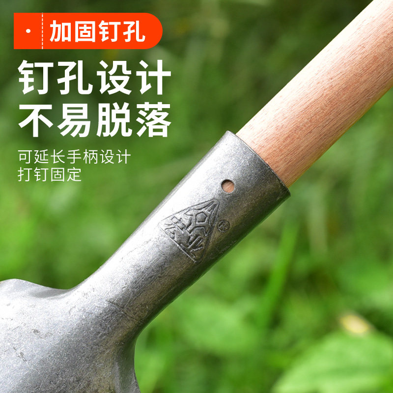 洛阳铲挖土考古锰钢铲头打洞挖井手工打洞电线杆挖洞打井取土工具