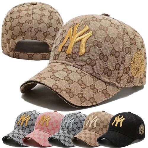 热销New Fashion Women Cap Gold Letter Embroidery Baseball Ca