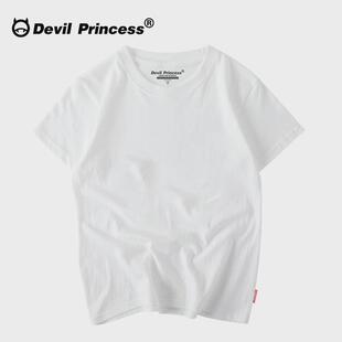 纯色深灰色t恤女宽松韩版bf大码纯棉简约百搭半袖体恤女学生夏装