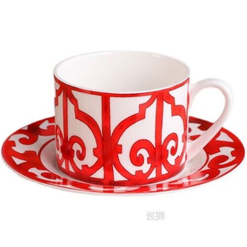 Classic European Bone China Coffee Cups and Saucers Tablewar