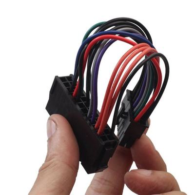 推荐hot-15cm Power Supply Cable Cord 18AWG Wire ATX 24 pin t