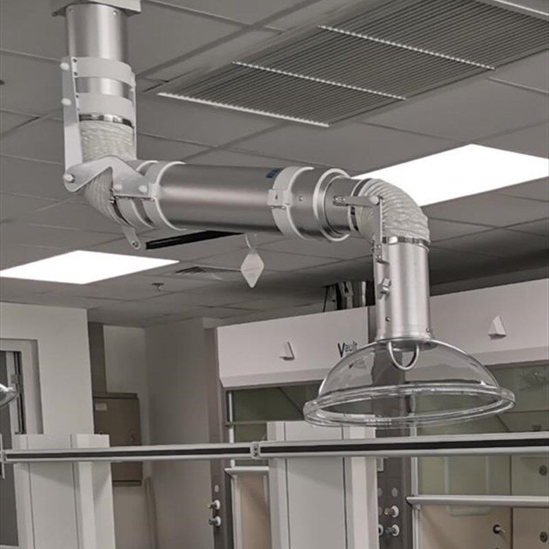 速发实验室万向抽气罩吸风罩pc集d气罩排风集风罩化验室抽风移动