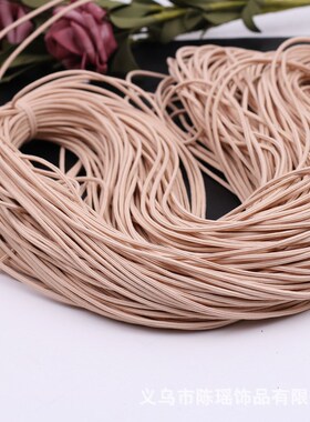 100码高弹力四角六角皮筋柔软松紧带DFIY尼龙发绳发圈材料饰品配