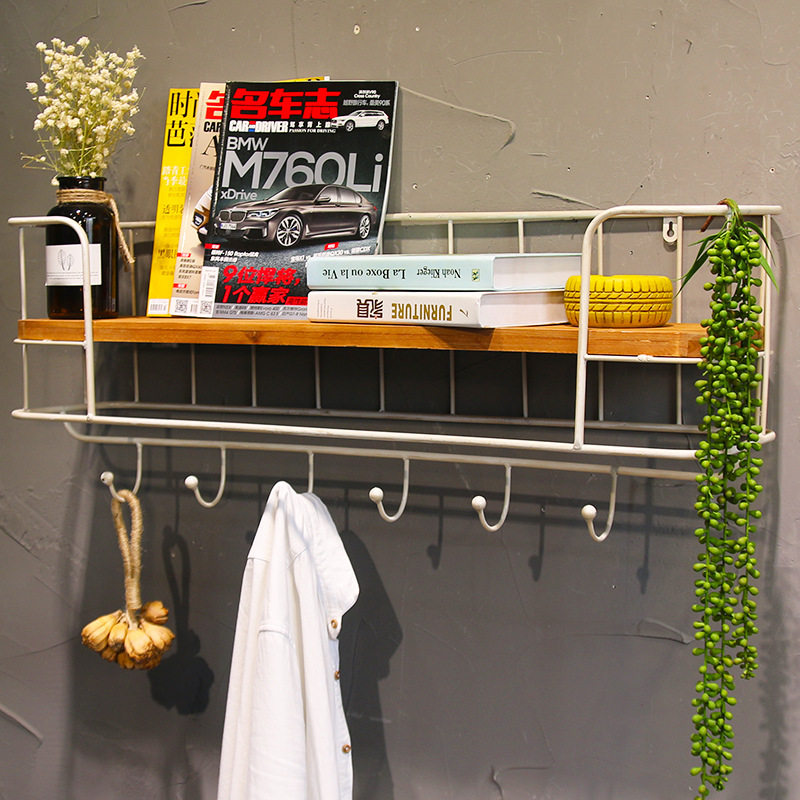 美式工业a风复古酒吧餐厅墙面装饰品置物架壁挂咖啡厅墙上个性挂