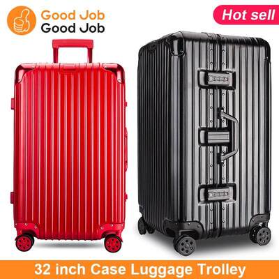 推荐Large Suitcase Big Travel Bag 32 inch Case Luggage Troll