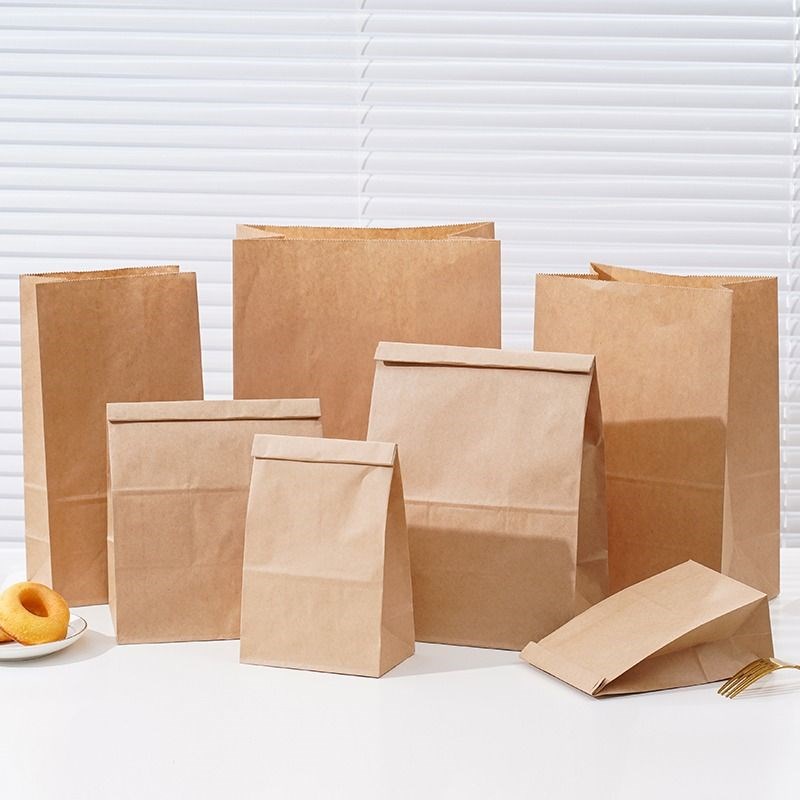 厂家直供食品级环保纸袋面包袋外卖打包袋冰箱收纳家居抽屉收纳