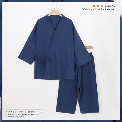 开衫泰式按摩服汗蒸服女洗浴足浴服男家居T情侣款桑拿睡衣