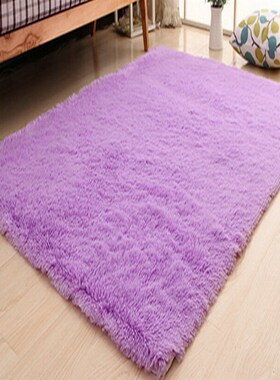 Area Rug Carpet Living-Room Black Bedroom-Mat Fluffy-Mat Ant