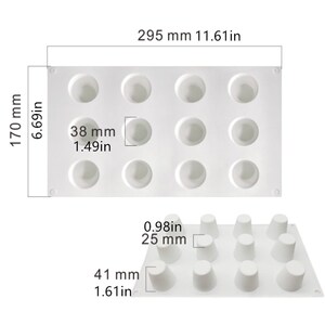 3D Mushroom Set Silicone Mousse Cake Mould Half Round Mold C