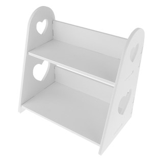 Rack DisplaQy Storage Wood Desktop Shelf Organizer Plastic