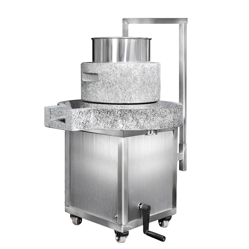元芳石磨机电动商用云浮肠粉机米浆豆浆豆腐脑可升V降全自动磨浆