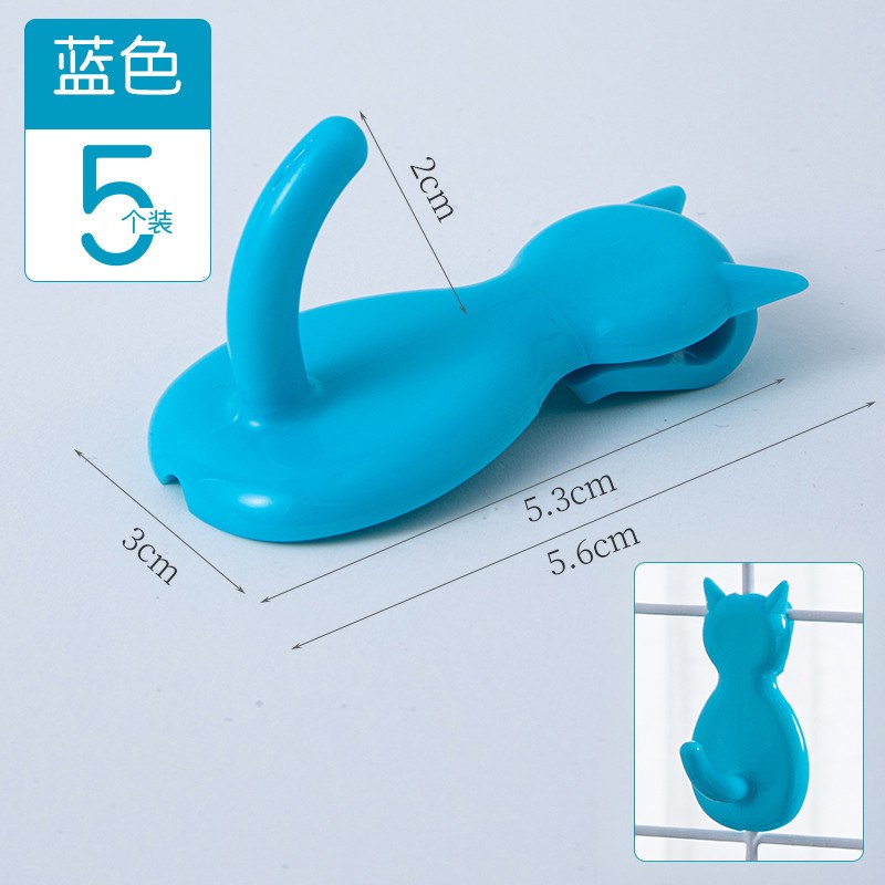 小猫挂钩网片网格挂钩铁丝网配件超市夜市货架网钩子展会陈列新款