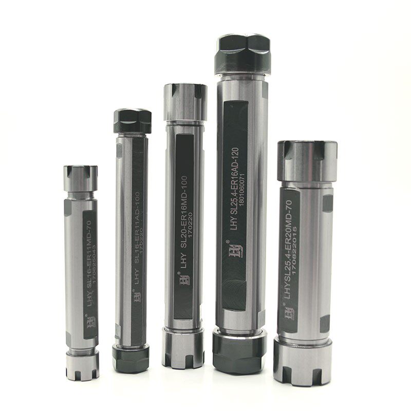 刀杆ER铣夹头直柄钻杆ER加长杆ER16钻头杆数控车床配件双头延长杆