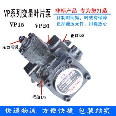 新品VP20 VP08 VP12叶片泵VP15 VP30 VP40-FA3 VP20-20双联泵VP30