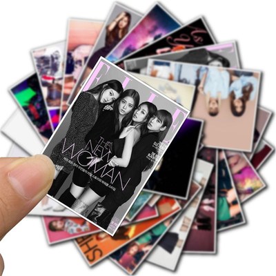 25PCS Black Pink Stickers For Car Decor Laptop Phone Book B