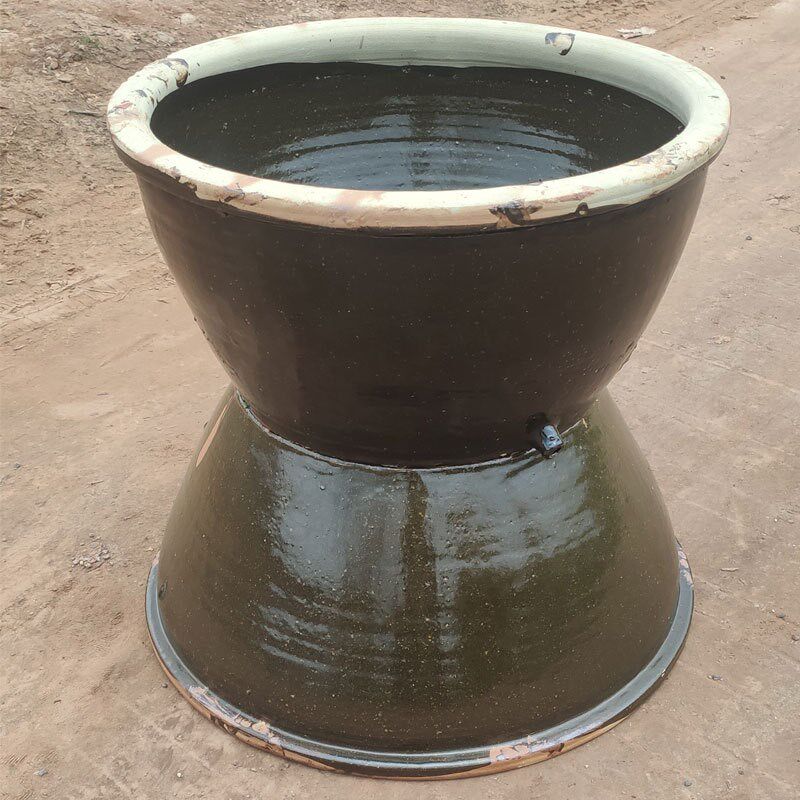 65配60莲花i型农村传统土古法陶瓷酿酒设备家用瓦缸天锅酒甑蒸酒