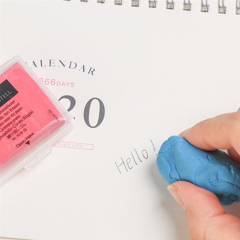 推荐1 PCs Plasticity Rubber Soft Eraser Wipe highlight Color