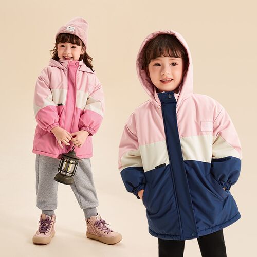 女童棉服冬季宝宝冬装男童棉衣加厚冲锋衣婴儿棉袄儿童外套秋冬款