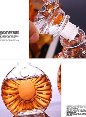 Whiskey Decanter  Bottle Crystal Glass Wine Beer Containers