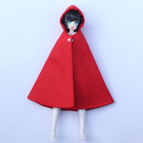 机娘娃衣斗篷披风衣服寿屋azone 1/12分15cm拼装模型手办娃娃日常