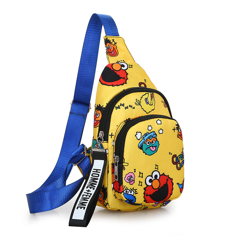 儿童斜挎包男童韩版休闲胸包x小学生旅行小背包包潮小男孩子单肩