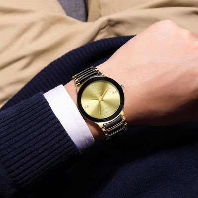 速发Men Watches Fashion British Style Business Stainless Ste