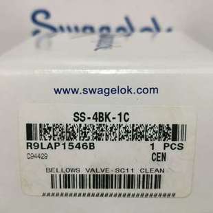 4BKL 新品 Swagelok 世伟洛克SS 不锈钢波纹管密