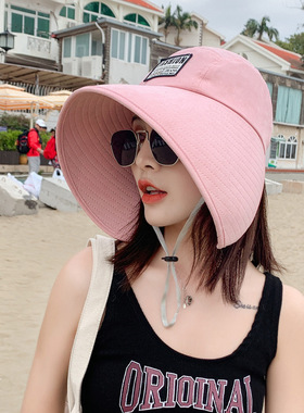现货K58 Women's hat Summer Hayt UV Protection Fashionable Bi