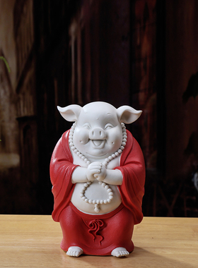招财十二生肖可爱猪摆件大号家居客厅装饰店I铺开张创意礼品工艺