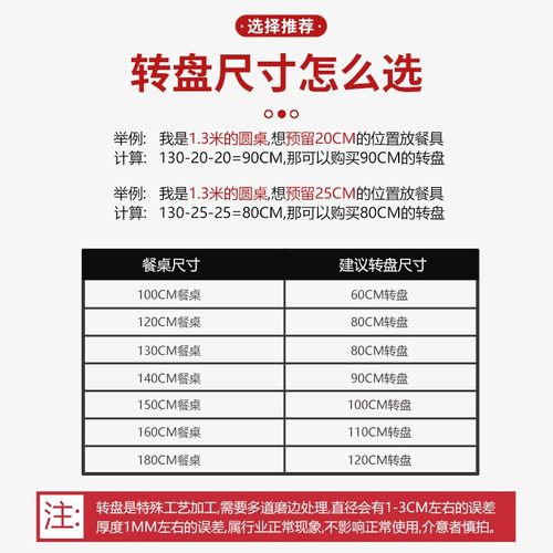 家用餐桌转盘简约实木颗r粒圆桌转盘可旋转饭桌圆盘饭店圆桌面转