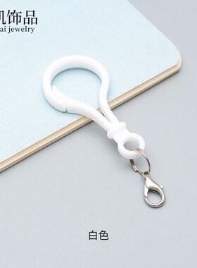 彩色亚克力龙虾扣挂扣毛绒玩具挂饰配件塑料灯泡扣 Tdiy饰品扣