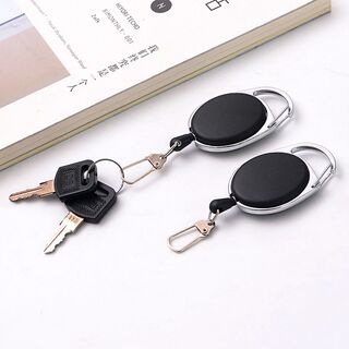 极速Retractable Pull Key Ring ID Badge ABS Plastic Card Badg