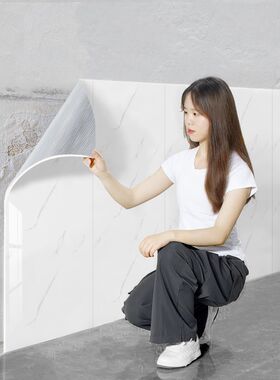防水瓷砖上墙仿大理石地砖墙砖砖片卫生间岩板洗澡间厕所厨房遮丑