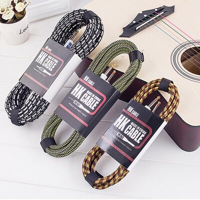 工厂销Random Color Elpectric Guitar Cable Wire Cord 3M 5M 10