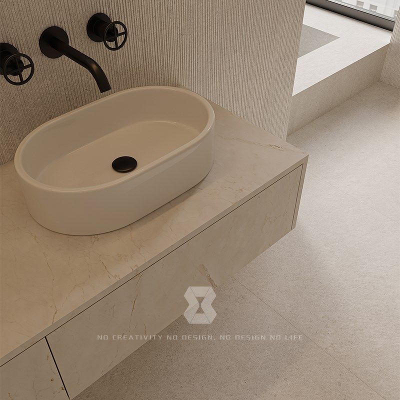 意式简约莱姆石瓷砖米白黄色卫生间民宿酒店平面拉槽耐磨防滑地砖,家装主材,仿大理石瓷砖,淘宝优惠券,粉丝福利购,淘宝优惠卷