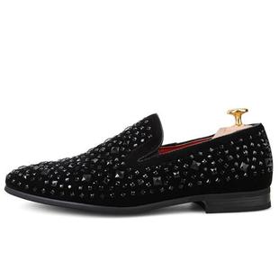 推荐 New Spikes Black Denim Loafers Luxury Brand Shoes Mens