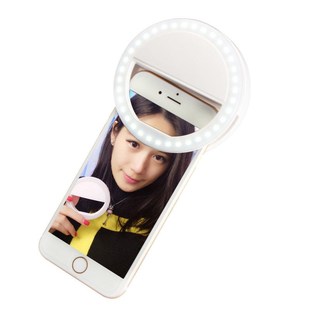 Usb Charging Selfie Ring Led Phone Clip Light Lamp Mobile Ph